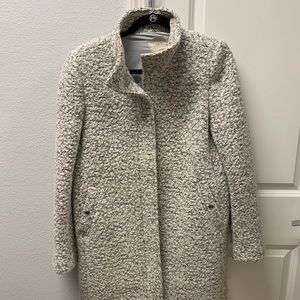 Grey and White Loft Coat Size Medium